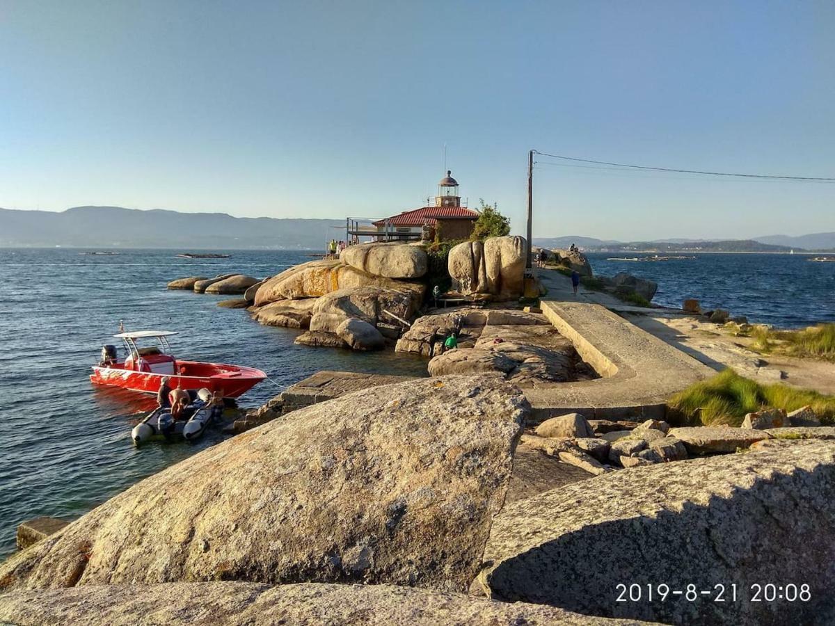 شقة Piso Illa De Arousa, Rison المظهر الخارجي الصورة